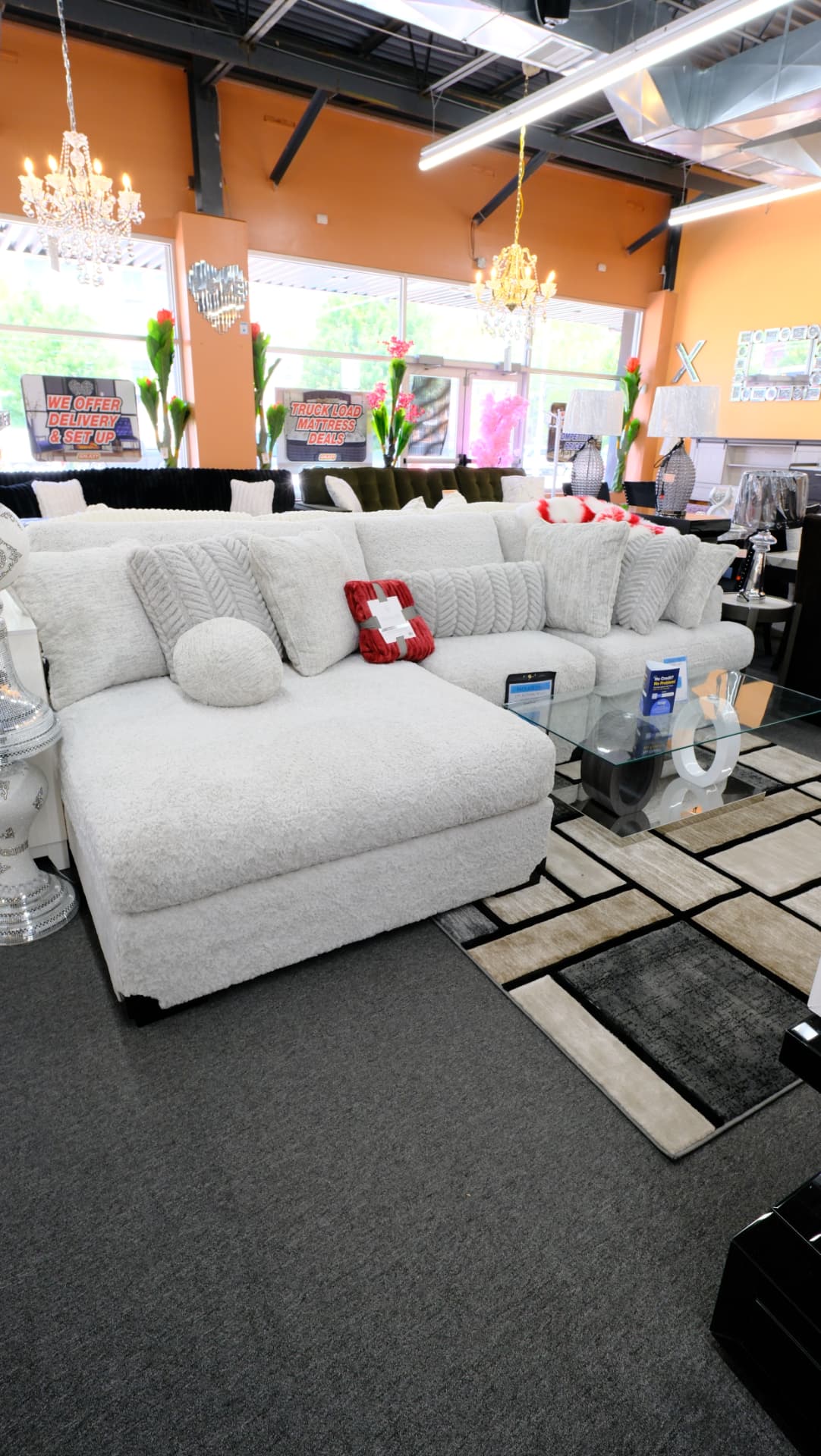 Power Reclining Sectional at Galaxy Furniture in Philadelphia